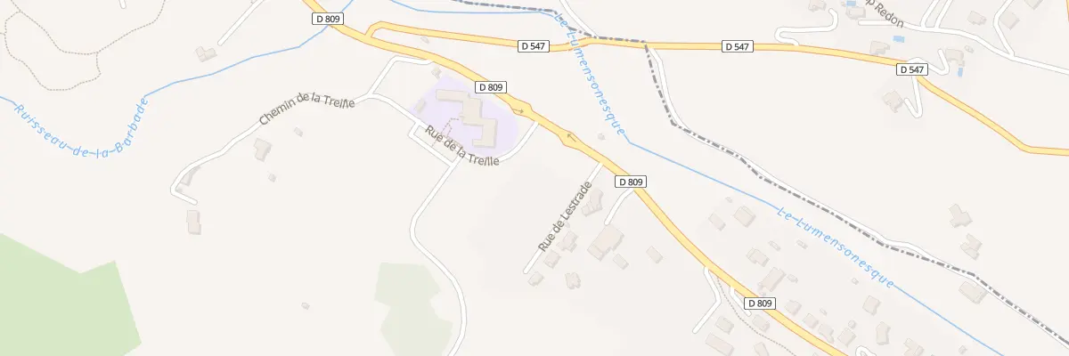 Plan du 6 Rue de Lestrade à Aguessac