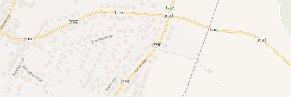 Plan du 136 Rue du Port à Villeblevin