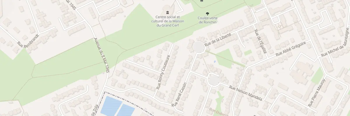 Plan du 16 Rue Ronny Coutteure à Ronchin