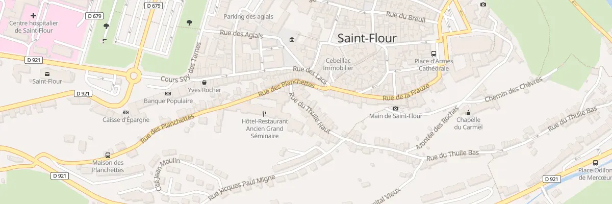 Plan du 13 Rue du Thuile Haut à Saint-Flour