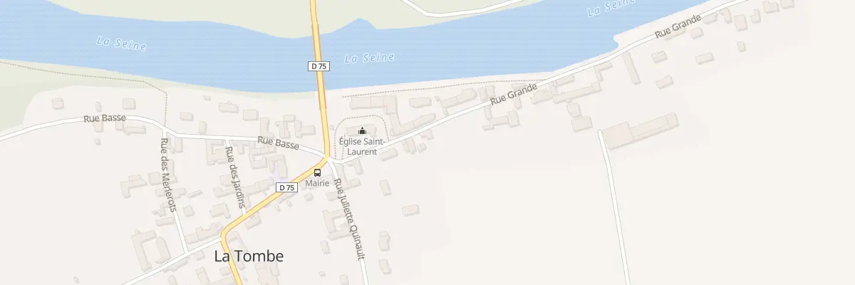 Plan du 49 Rue Grande à La Tombe