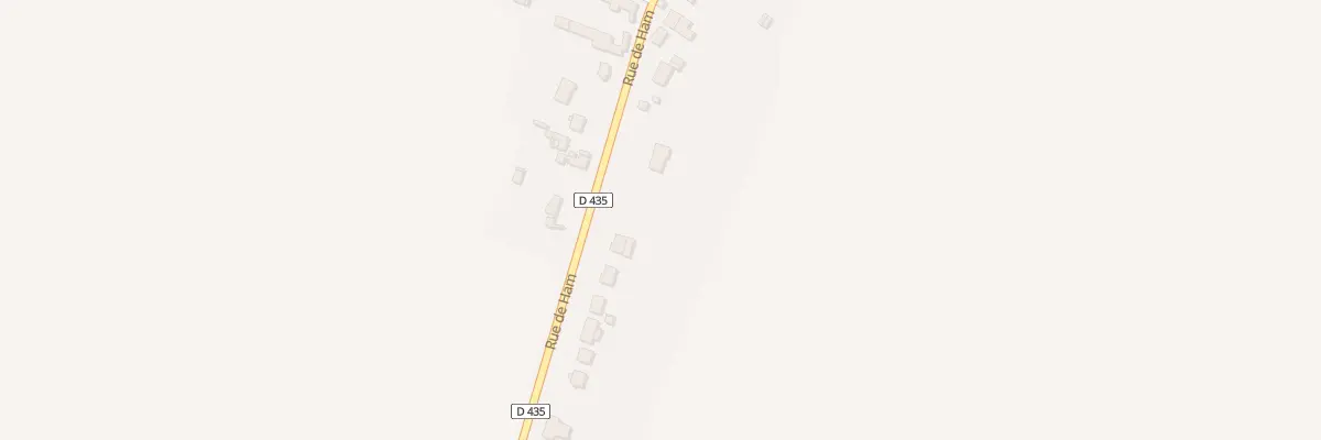 Plan du 21B Rue de Ham à Villers-Saint-Christophe