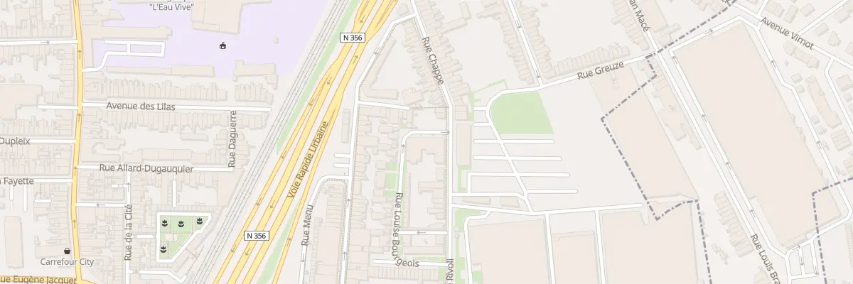 Plan du 185 Rue de Rivoli à Lille