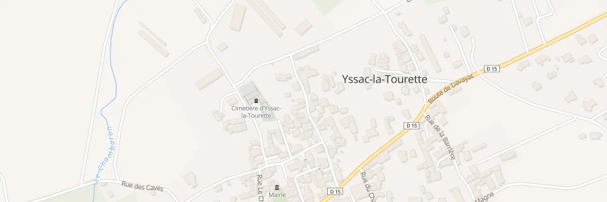 Plan du 15 Rue des Quartillons à Yssac-la-Tourette
