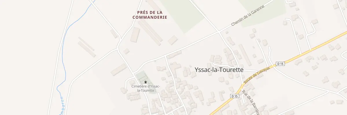 Plan du 18 Rue des Quartillons à Yssac-la-Tourette