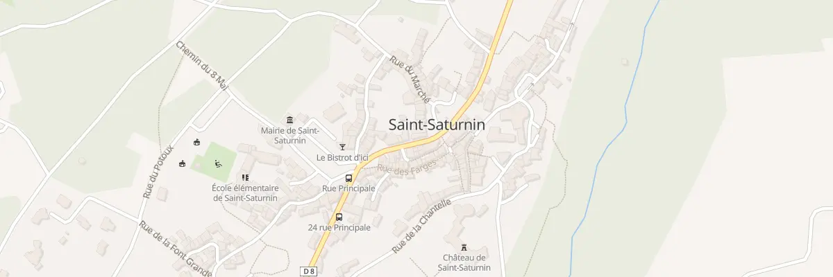 Plan du 35 Rue Principale à Saint-Saturnin
