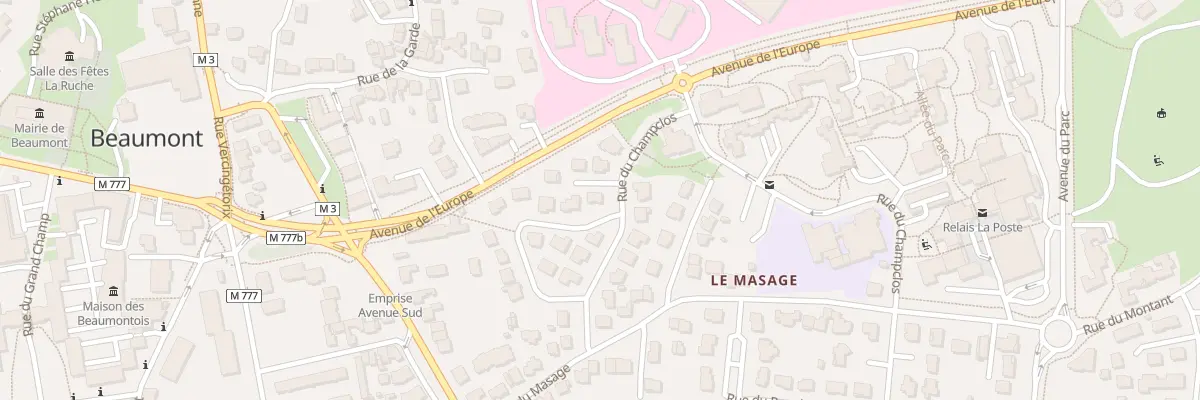 Plan du 17 All du Champclos à Beaumont