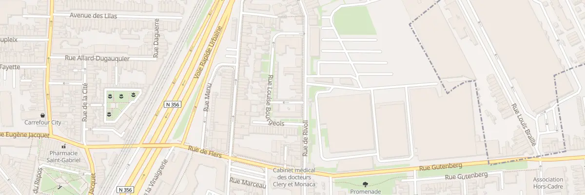 Plan du 145 Rue de Rivoli à Lille