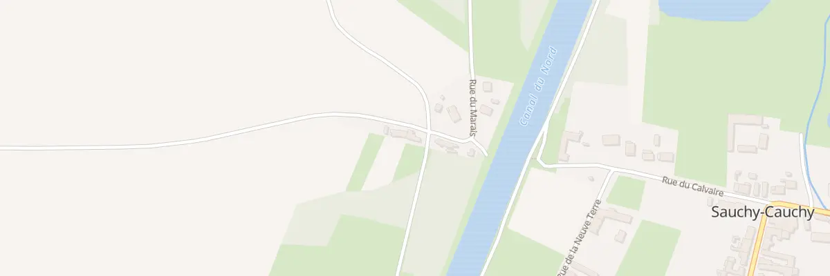 Plan du 1 Che de Rumaucourt à Sauchy-Cauchy