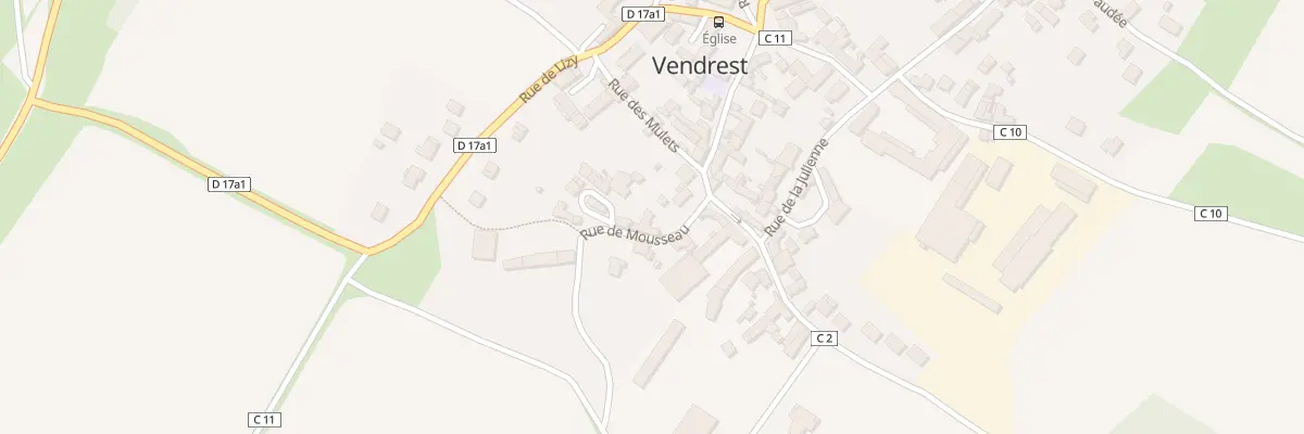 Plan du 6B Rue Mousseau à Vendrest