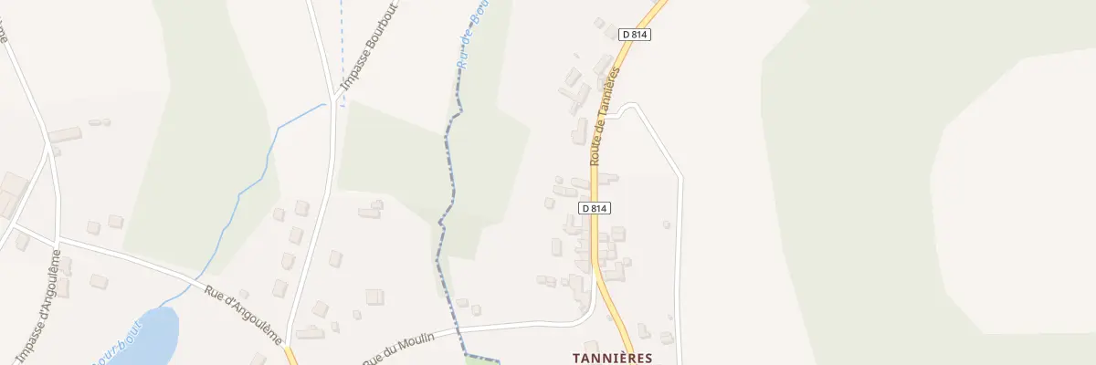 Plan du 24 Rte de Tannières à Montigny-Lengrain