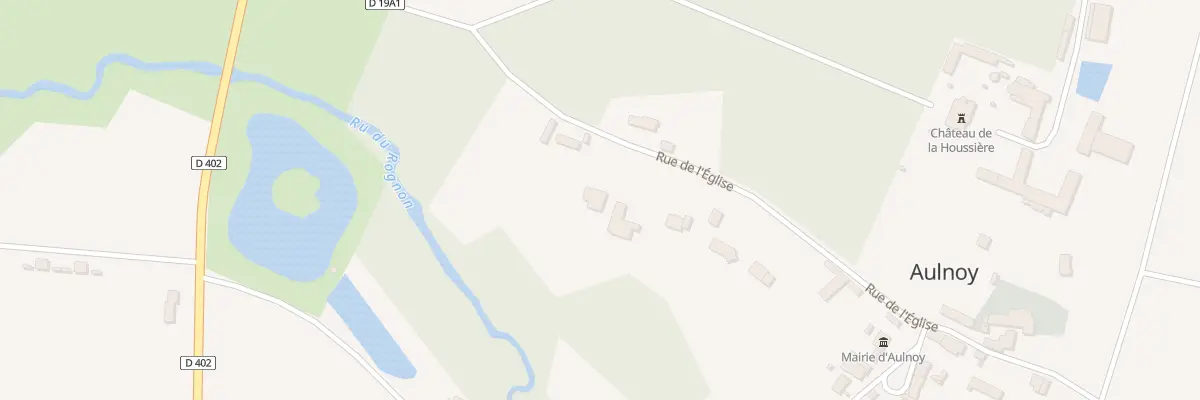 Plan du 7 Rue de l’Eglise à Aulnoy