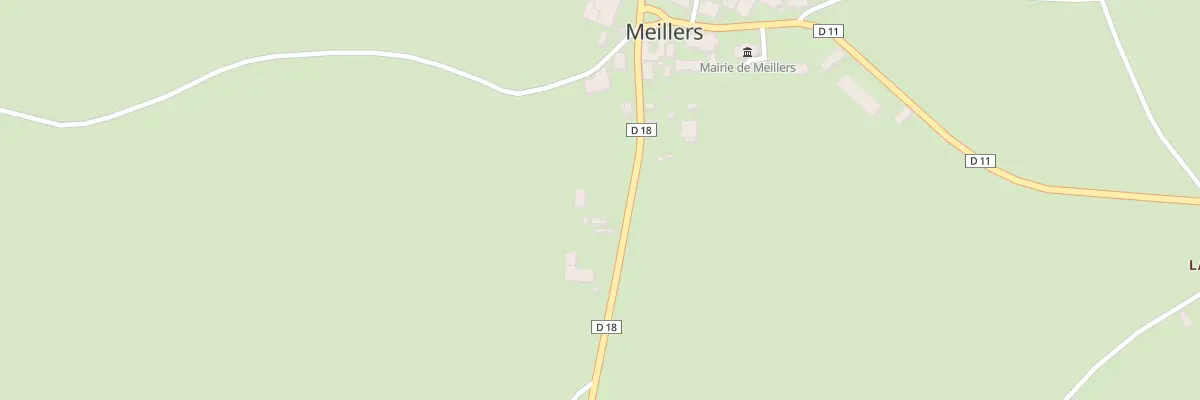 Plan du 5008 Le Bourg à Meillers