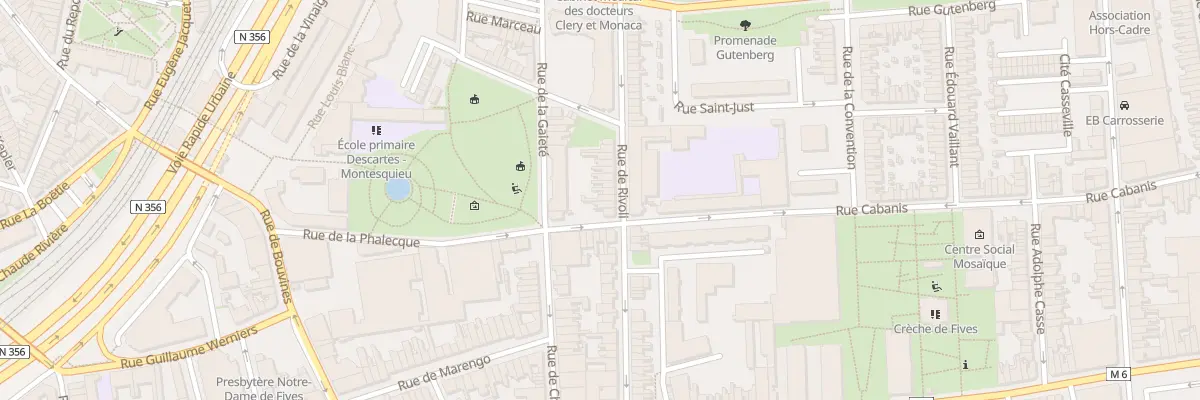 Plan du 63 Rue de Rivoli à Lille