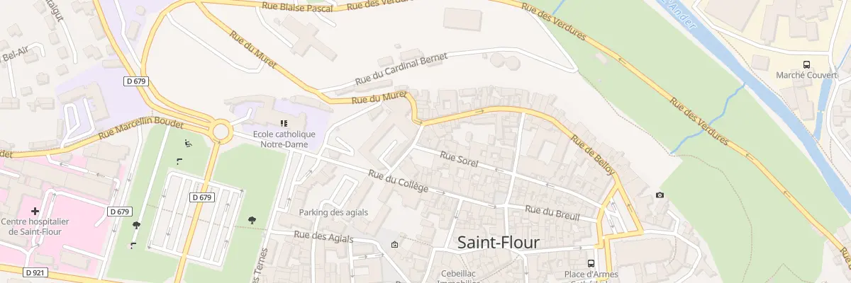 Plan du 40 Rue Sorel à Saint-Flour