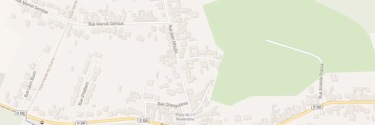 Plan du 85 Rue Jean Moulin à Roost-Warendin