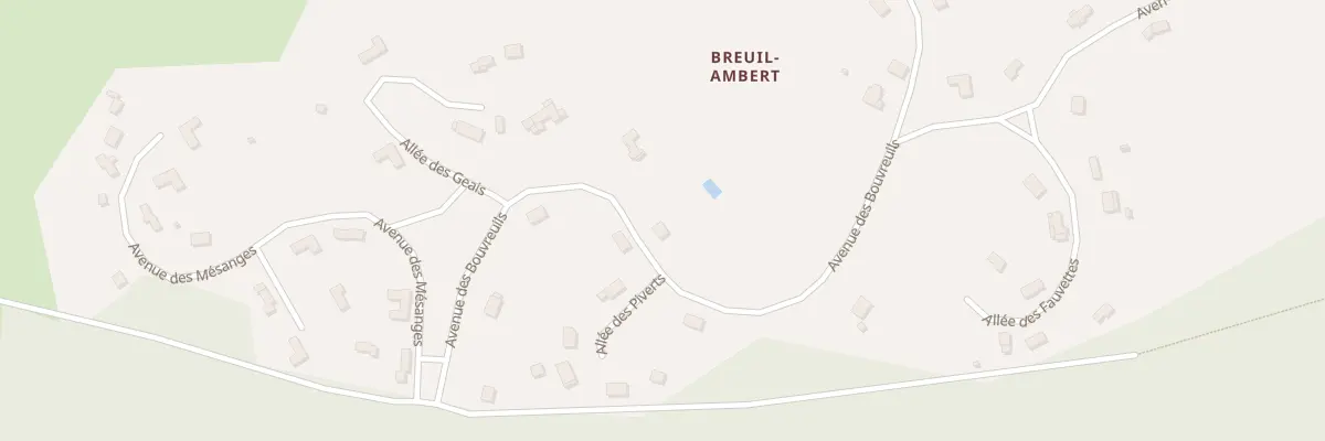 Plan du 1 Av des Bouvreuils à Saint-Fargeau