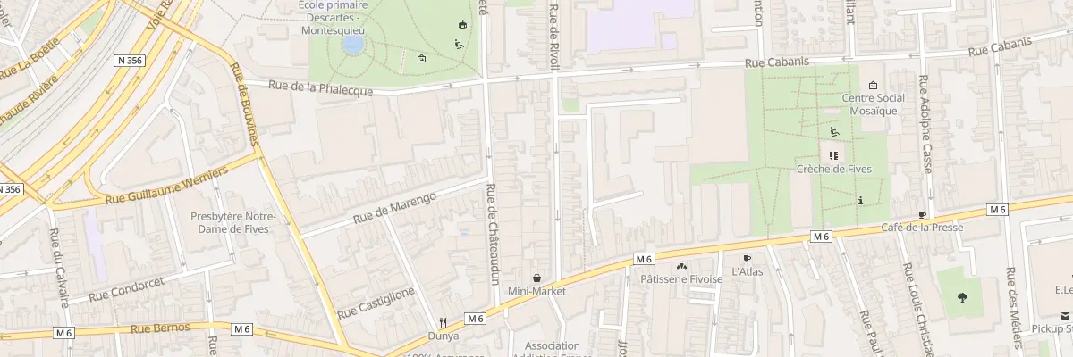Plan du 29 Rue de Rivoli à Lille