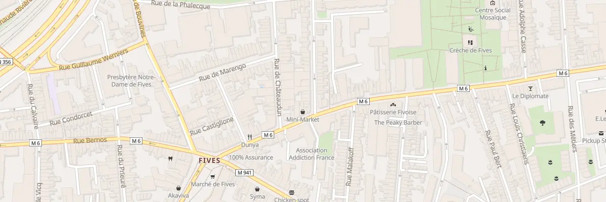 Plan du 5 Rue de Rivoli à Lille