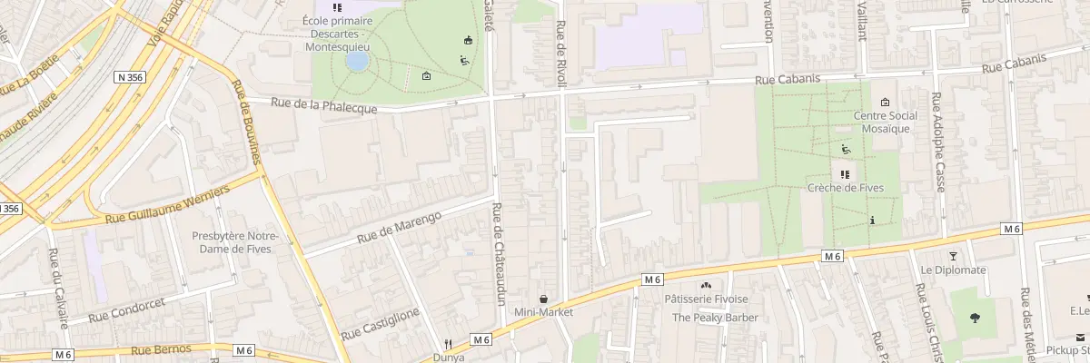 Plan du 33 Rue de Rivoli à Lille