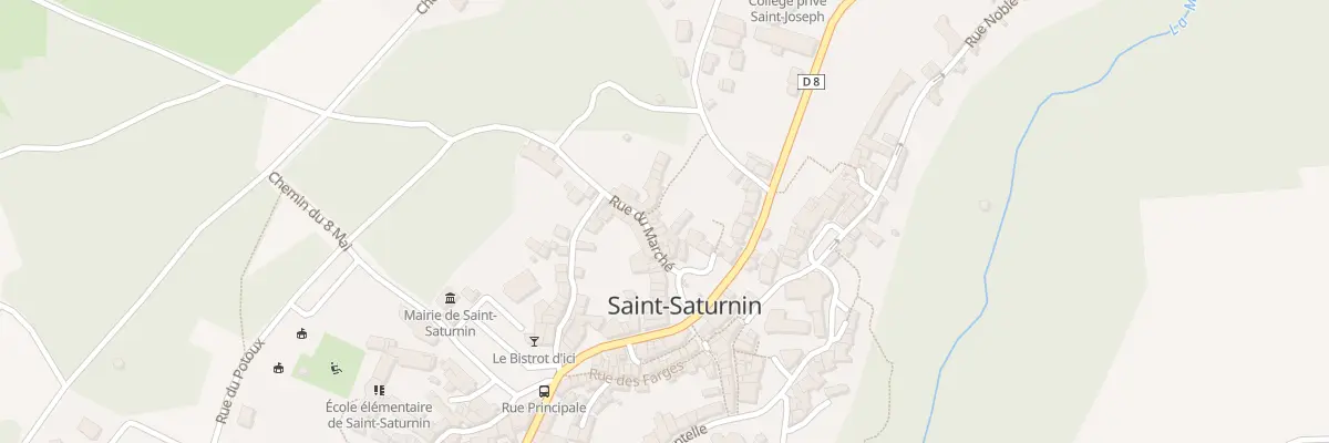 Plan du 5 Rue du Marché à Saint-Saturnin