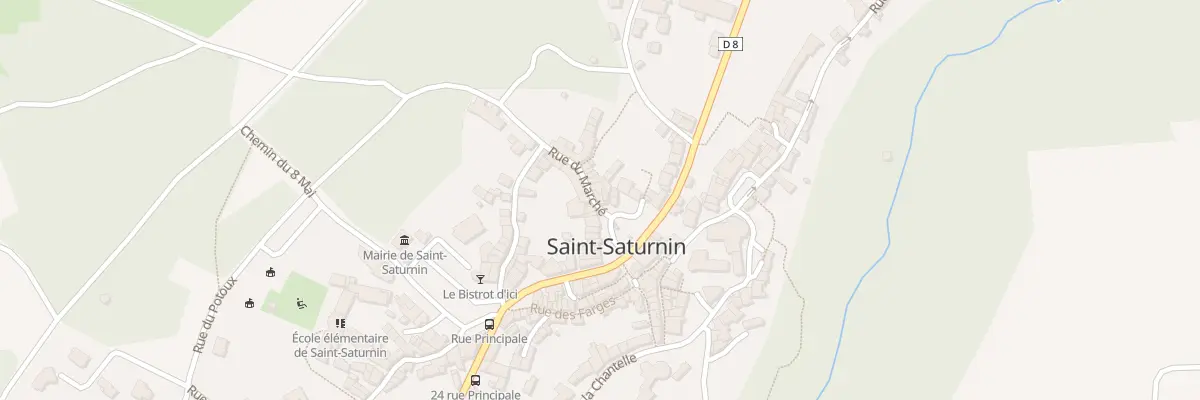 Plan du 7 Pl du Marché à Saint-Saturnin