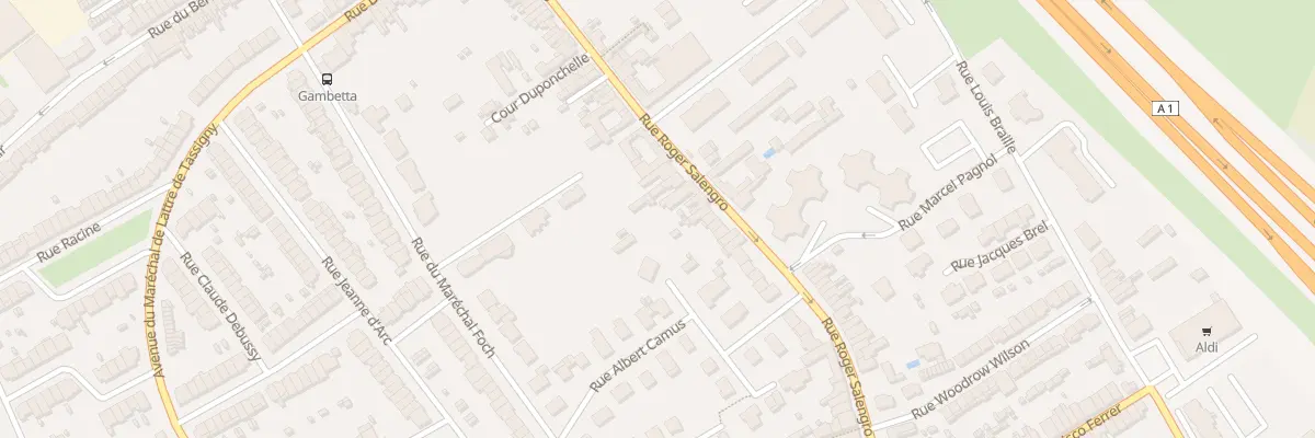 Plan du 187 Rue Roger Salengro à Ronchin