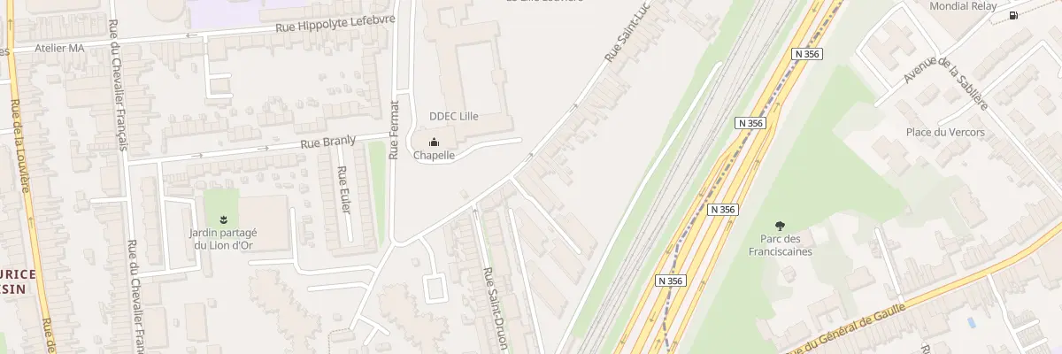 Plan du 158 Rue Saint-Druon à Lille