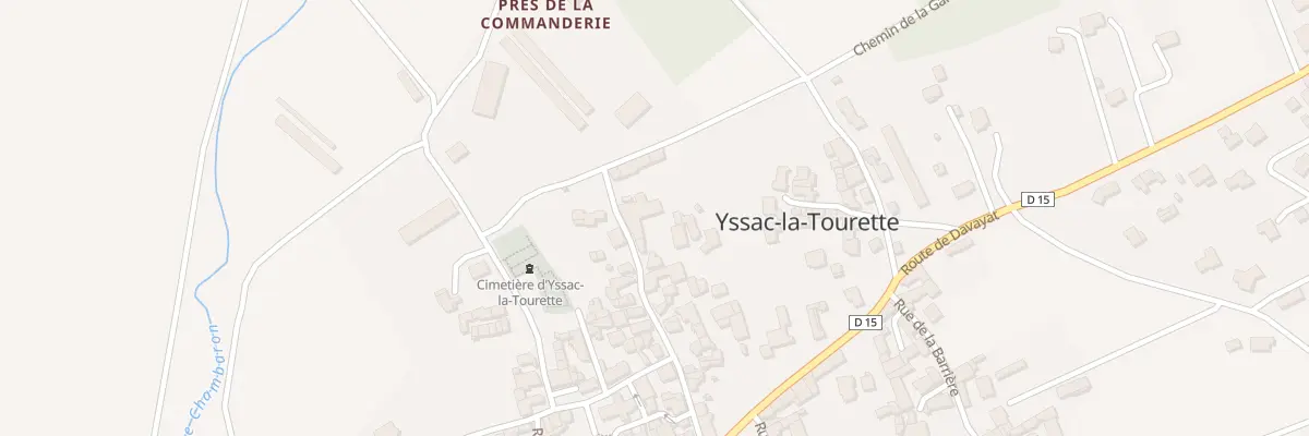 Plan du 16 Rue des Quartillons à Yssac-la-Tourette