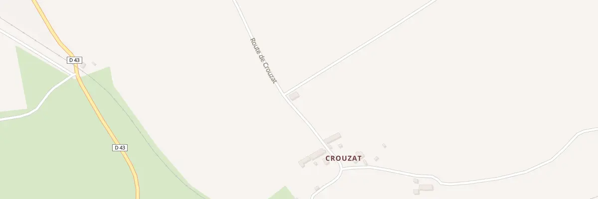 Plan du 31 Rte de Crouzat à Bellenaves