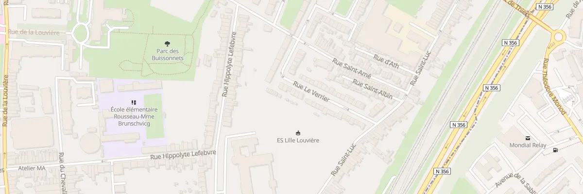 Plan du 16 Rue Le Verrier à Lille