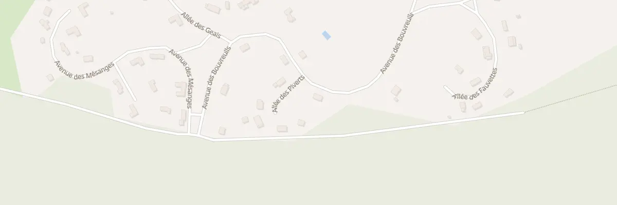 Plan du 20 Av des Bouvreuils à Saint-Fargeau