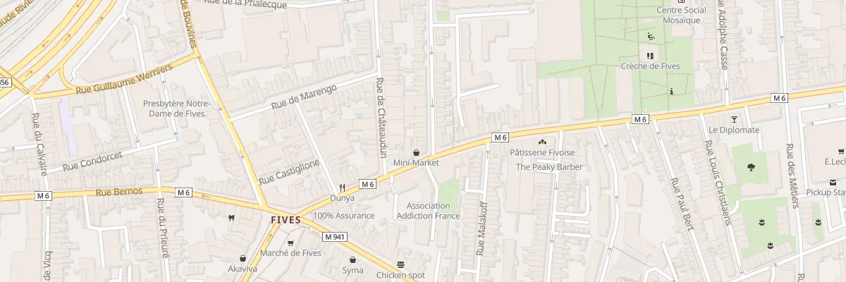 Plan du 3 Rue de Rivoli à Lille