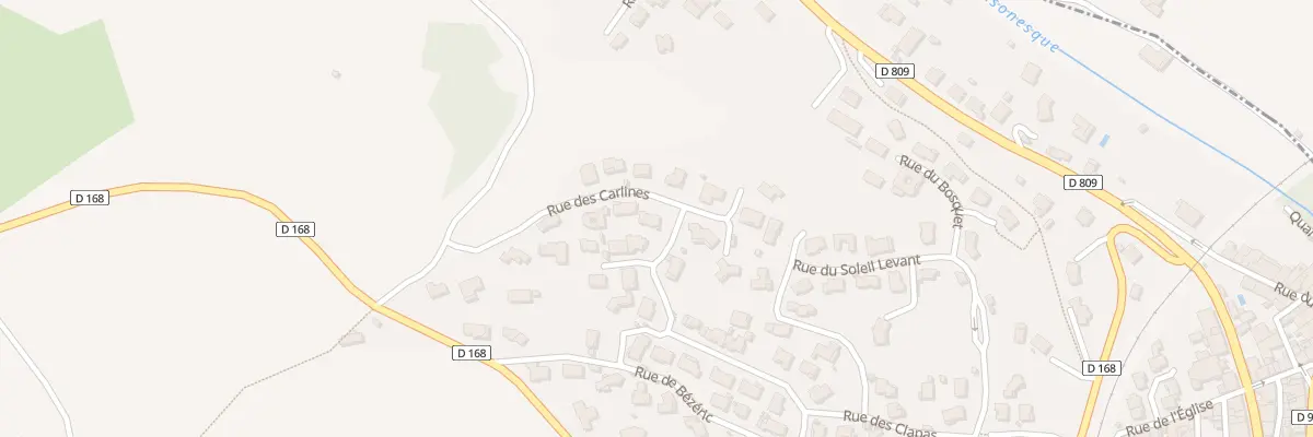 Plan du 1 Rue des Carlines à Aguessac