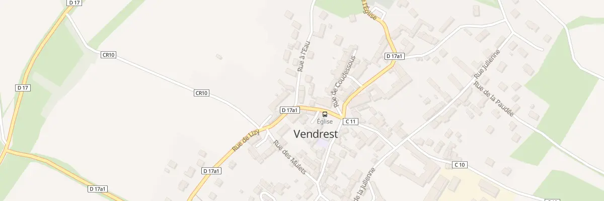 Plan du 8 Rue du Presbytere Neuf à Vendrest