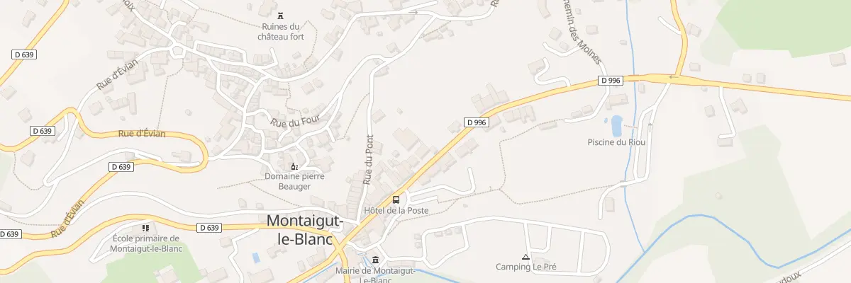 Plan du 54 Rte des Moulins à Montaigut-le-Blanc