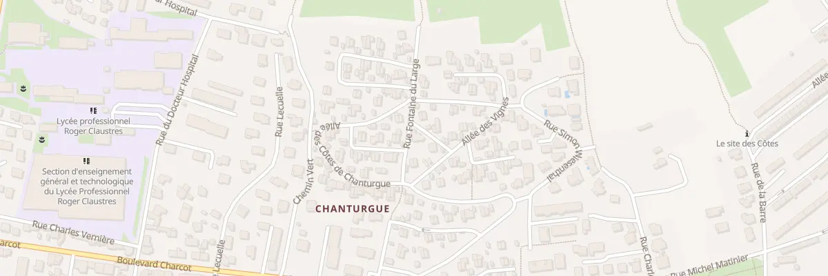 Plan du 11 All des Vignes à Clermont-Ferrand