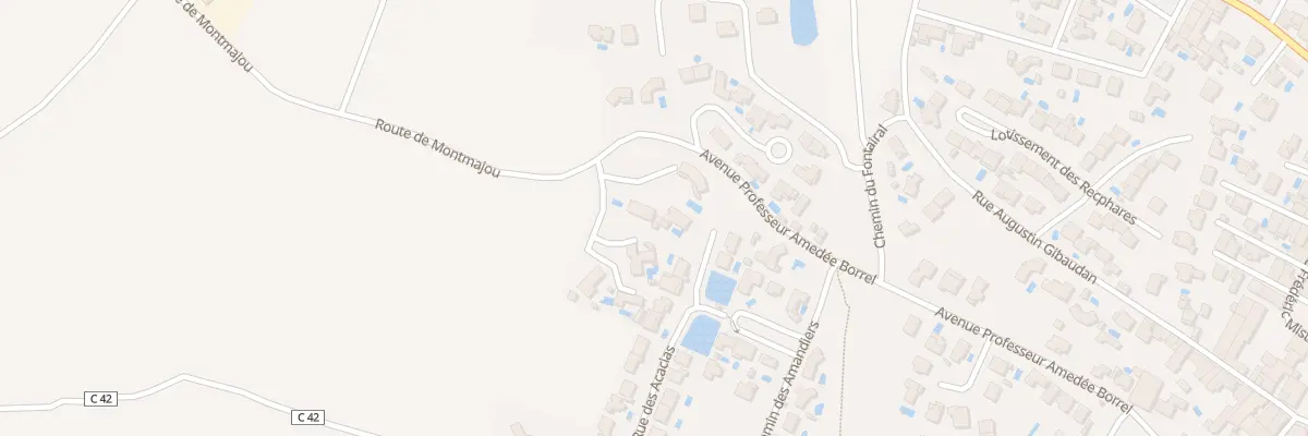 Plan du 1T Che de Montmajou à Cazouls-lès-Béziers
