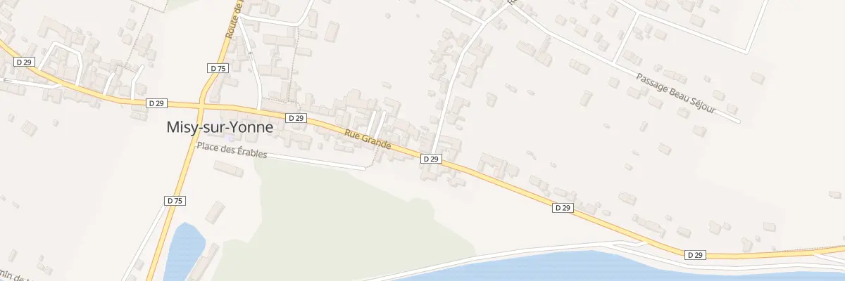 Plan du 21 Rue Grande à Misy-sur-Yonne