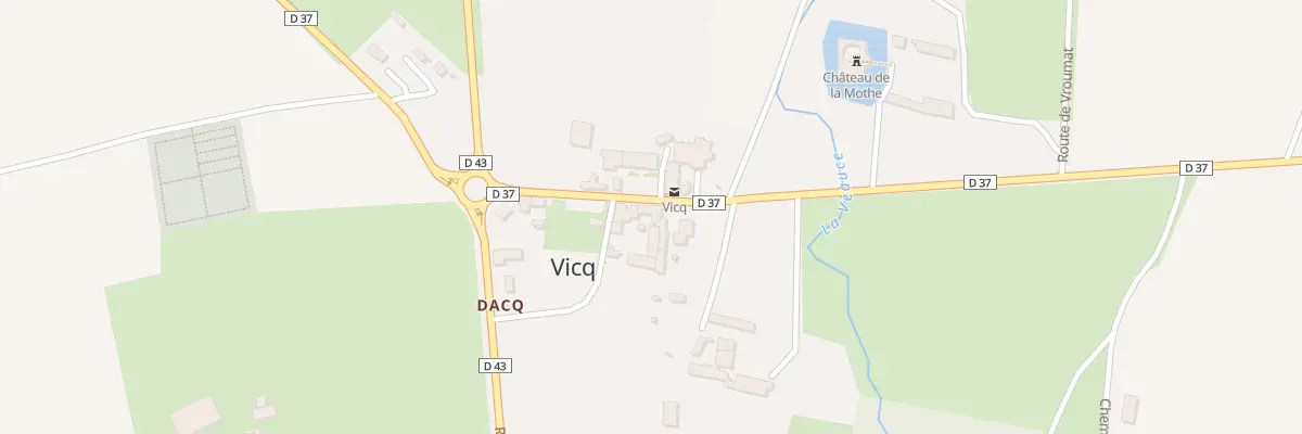 Plan du 8 Rte de Saint-bonnet à Vicq