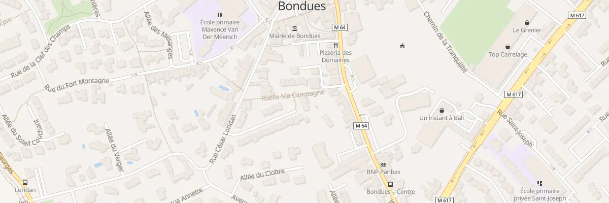 Plan du 6 Rue du Docteur Fleming à Bondues