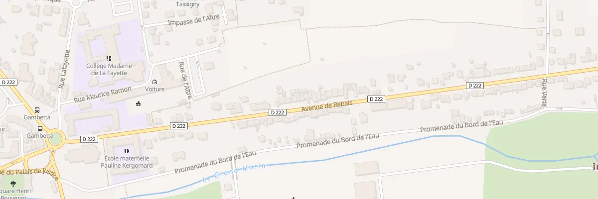 Plan du 31 Av de Rebais à Coulommiers