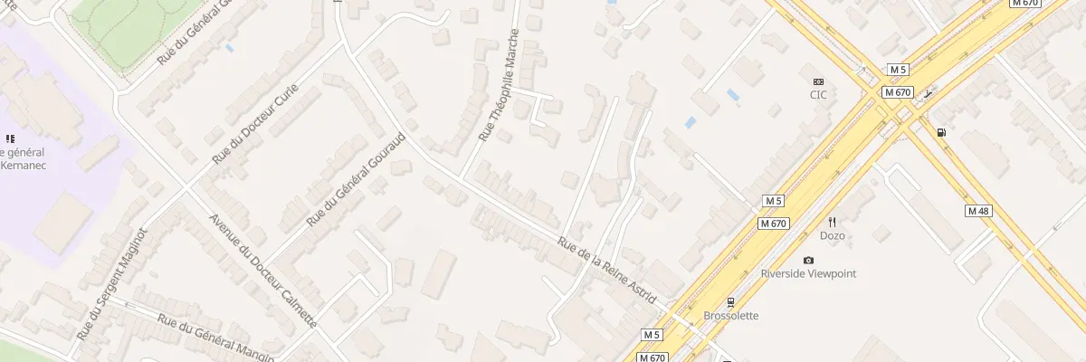 Plan du 209 Rue Reine Astrid à Marcq-en-Barœul