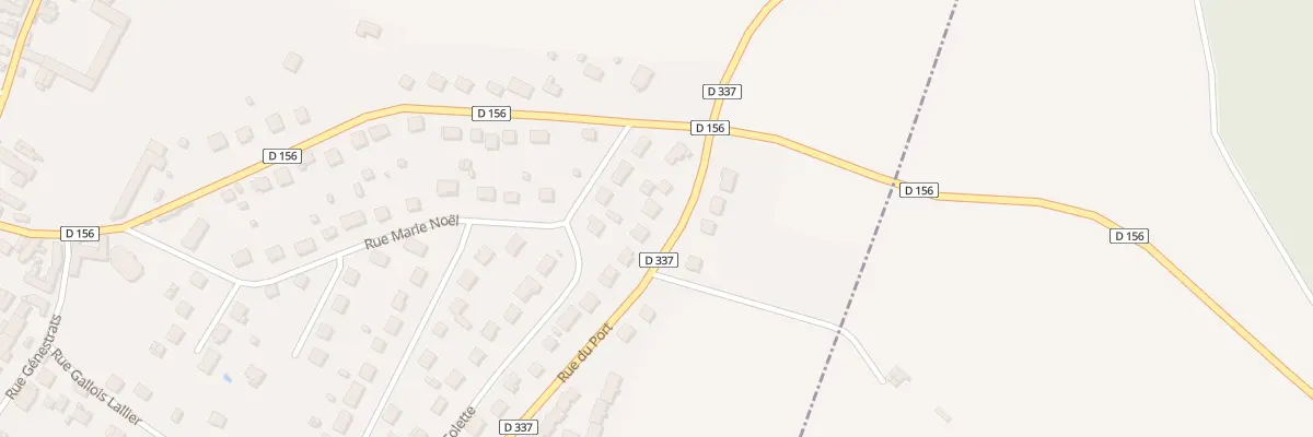 Plan du 66 Rue du Port à Villeblevin