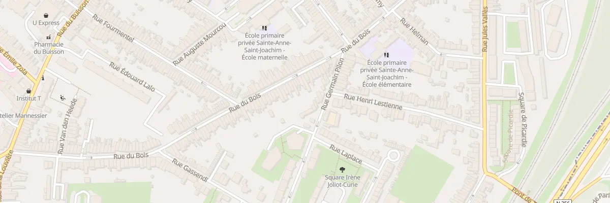 Plan du 164 Rue du Bois à Lille