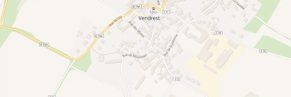 Plan du 4 Rue Mousseau à Vendrest