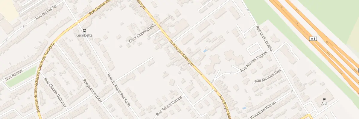 Plan du 199B Rue Roger Salengro à Ronchin