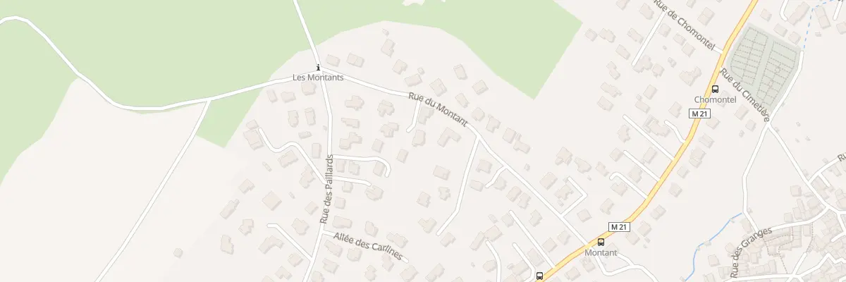 Plan du 21 Rue du Montant à Romagnat