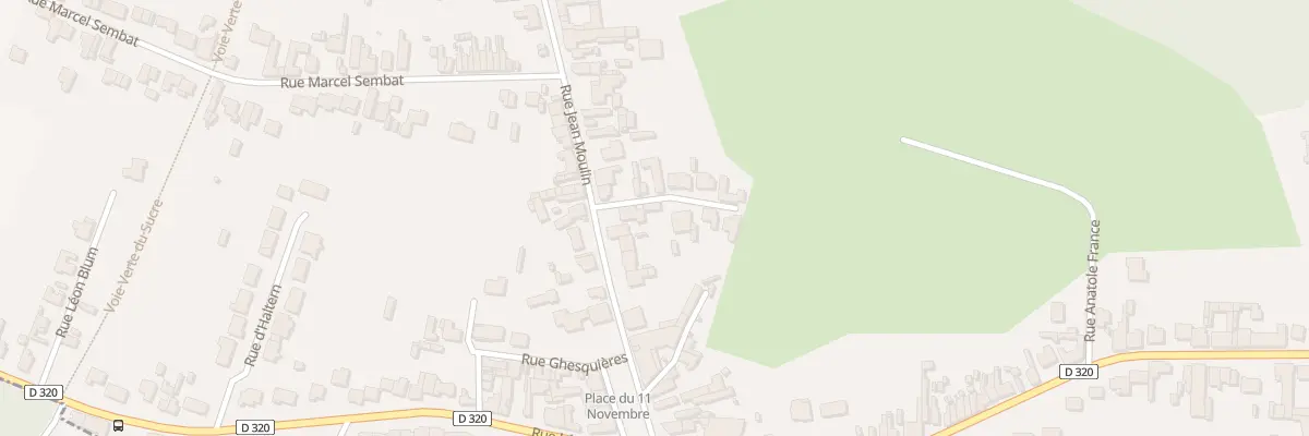 Plan du 73 Rue Jean Moulin à Roost-Warendin