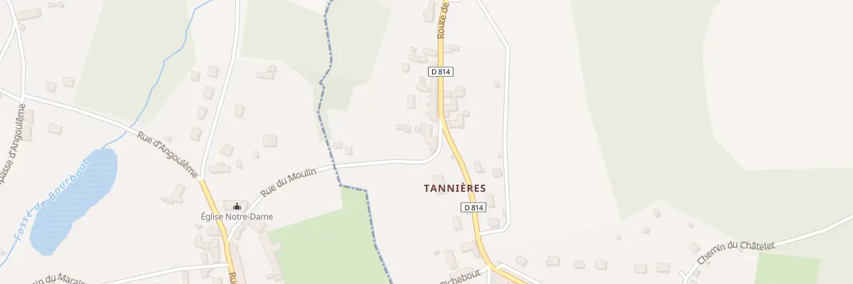 Plan du 36 Rte de Tannières à Montigny-Lengrain